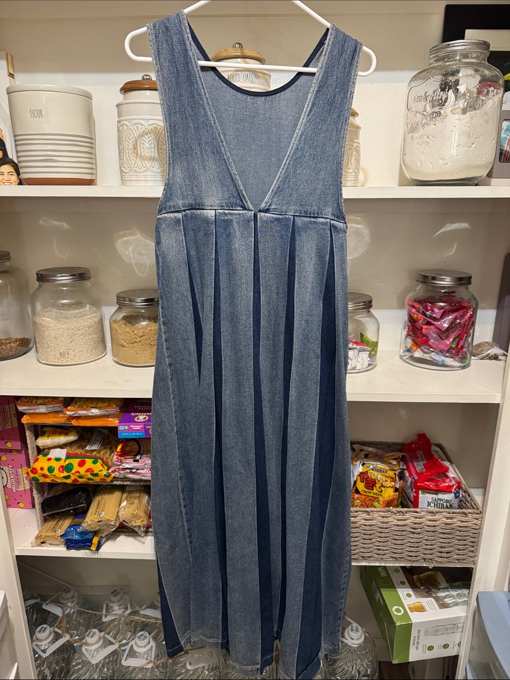 Denim dress